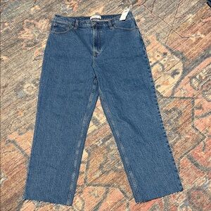 Abercrombie & Fitch Classic Blue Straight Leg Jeans